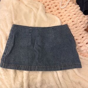 Amazon Classic Blue Mini Skirt